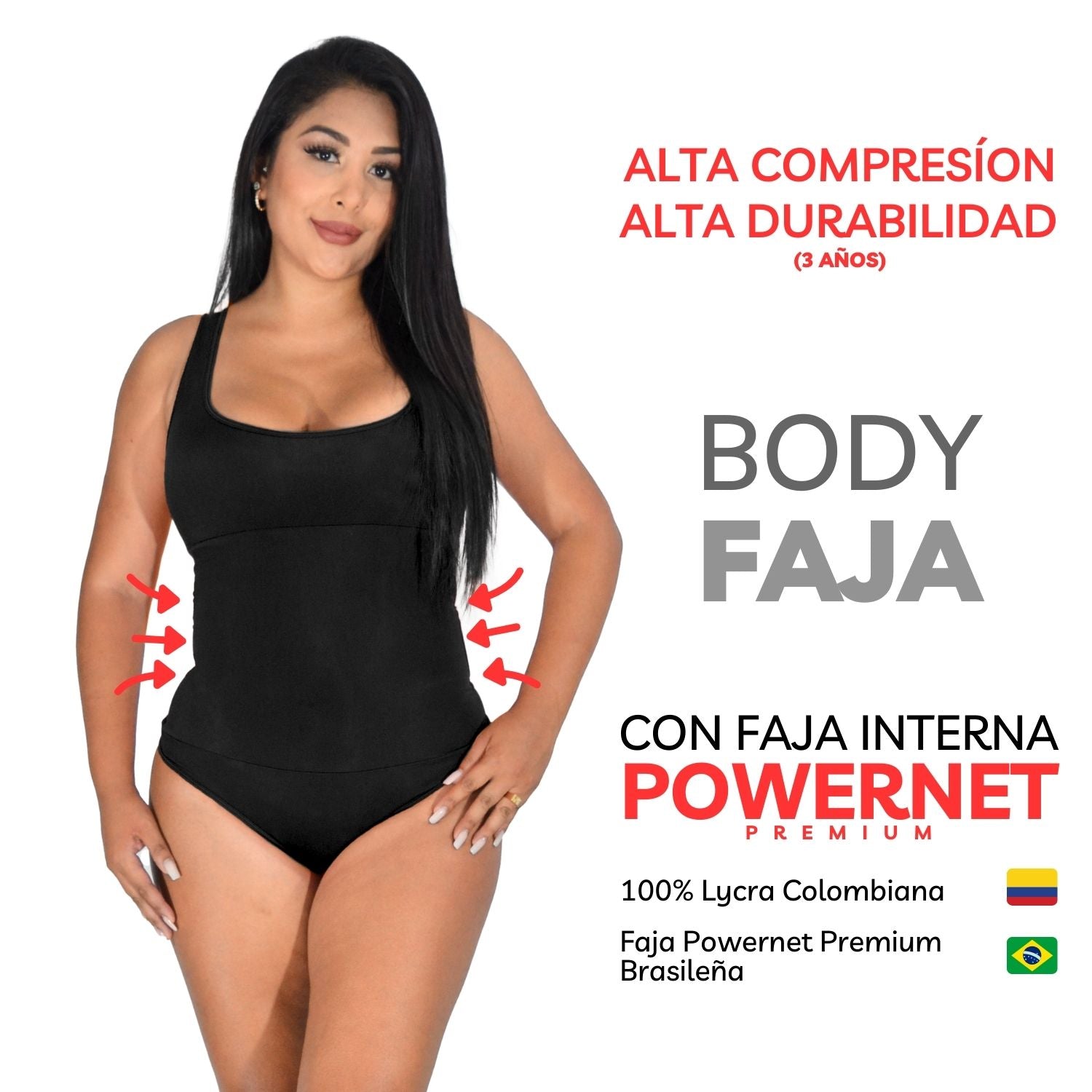 BODY FAJA REDUCTOR 100% COLOMBIA - PERÚ