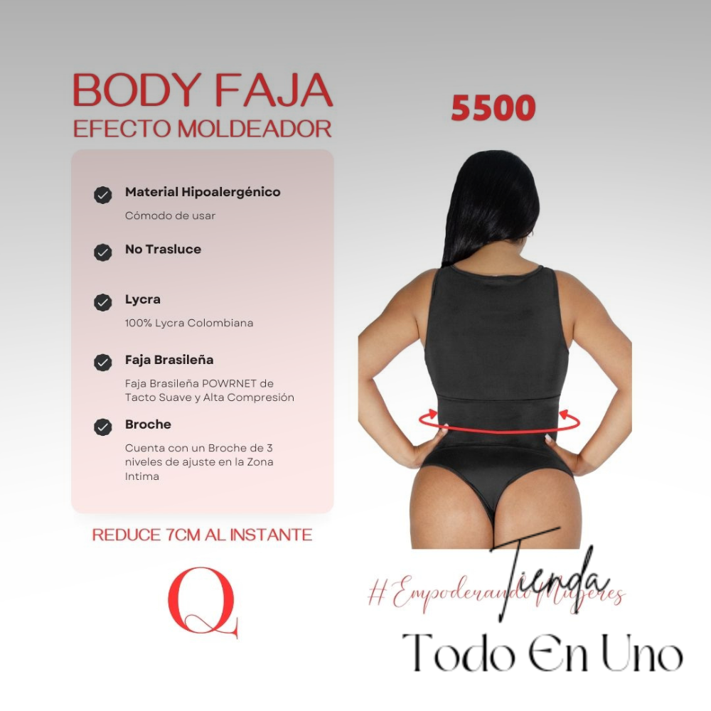 BODY FAJA REDUCTOR 100% COLOMBIA - PERÚ