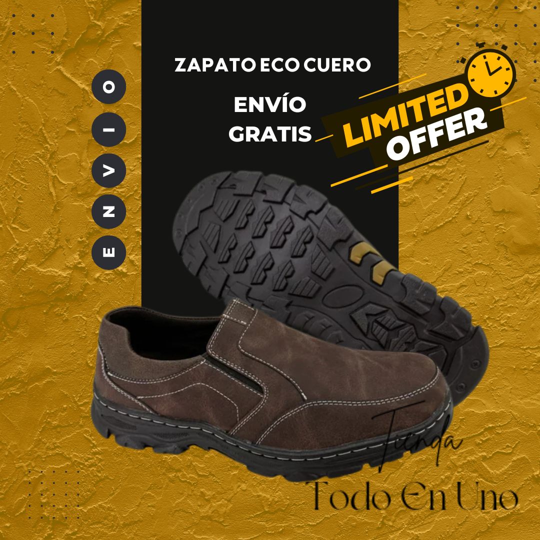 ZAPATO ECO CUERO HOMBRES ¡ÚLTIMAS UNIDADES!